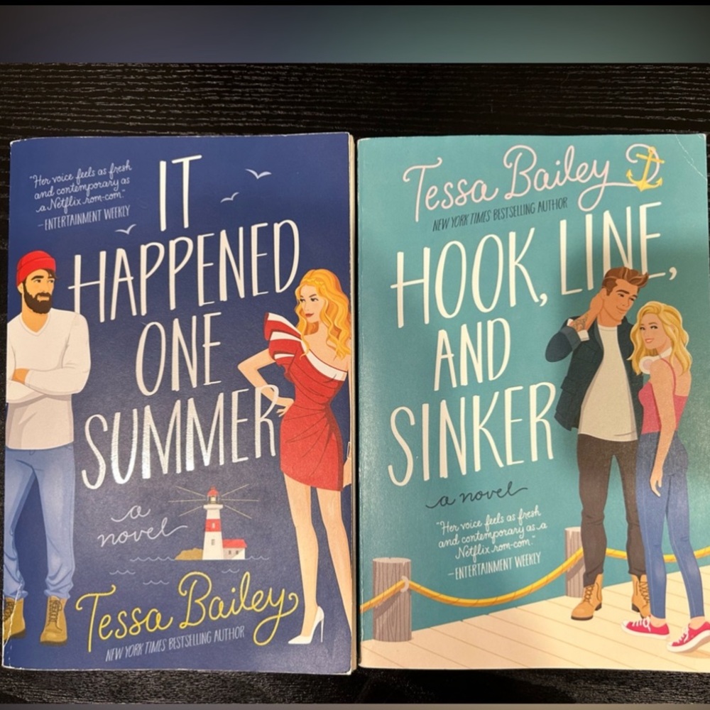 It Happened One Summer and Hook, Line and Sinker by Tessa Bailey